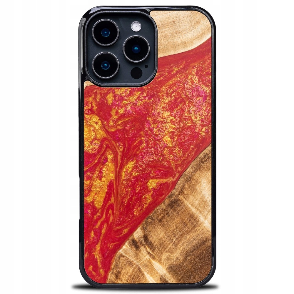 Pouzdro Bewood Unique pro iPhone 16 Pro Max Neony Paříž
