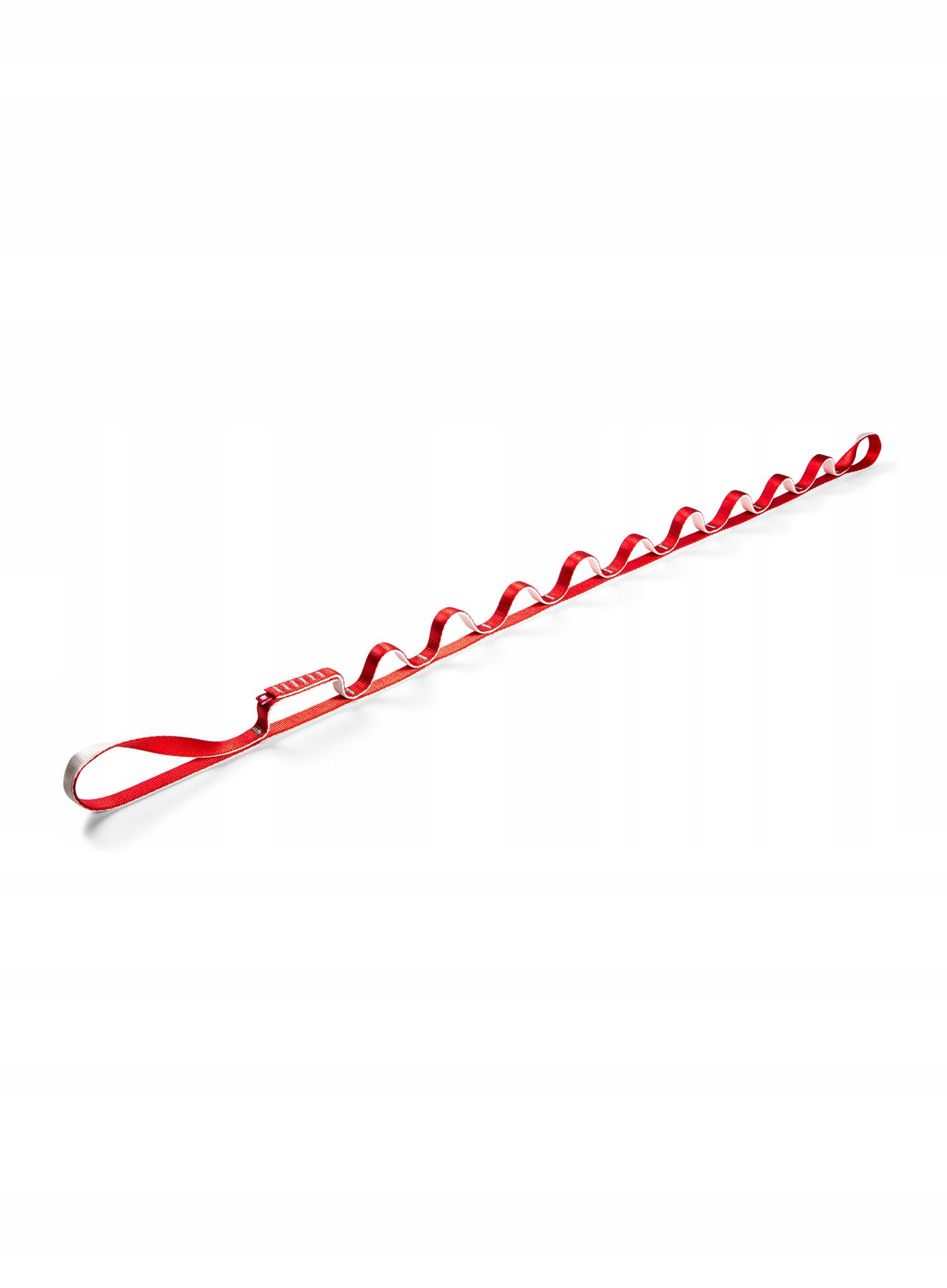 Taśma Ocun Daisychain Eco-Pes 16 mm 115 cm red/white