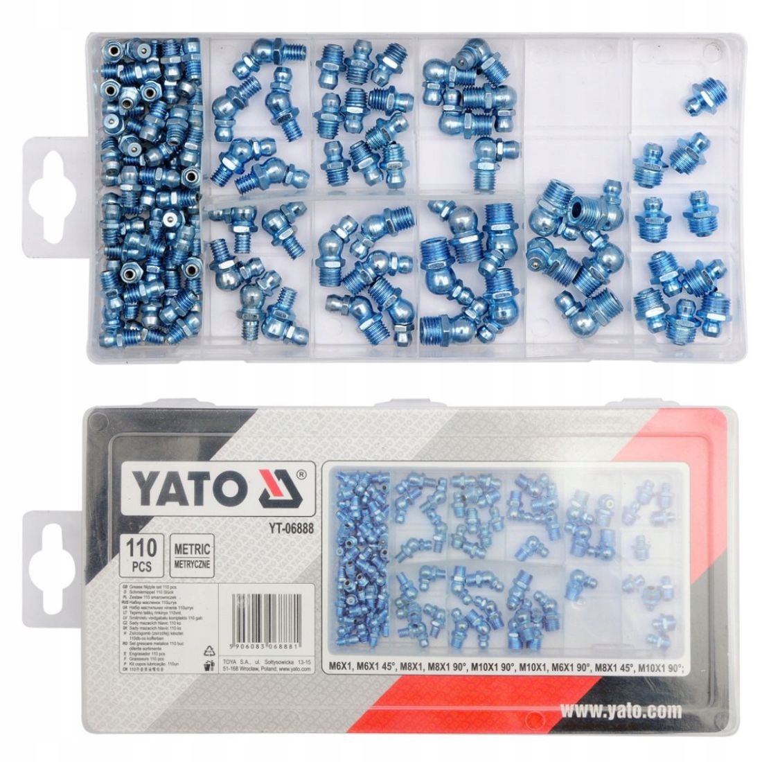 SMAROWNICZKI KALAMITKI METRYCZNE ZESTAW 110 SZTUK YATO