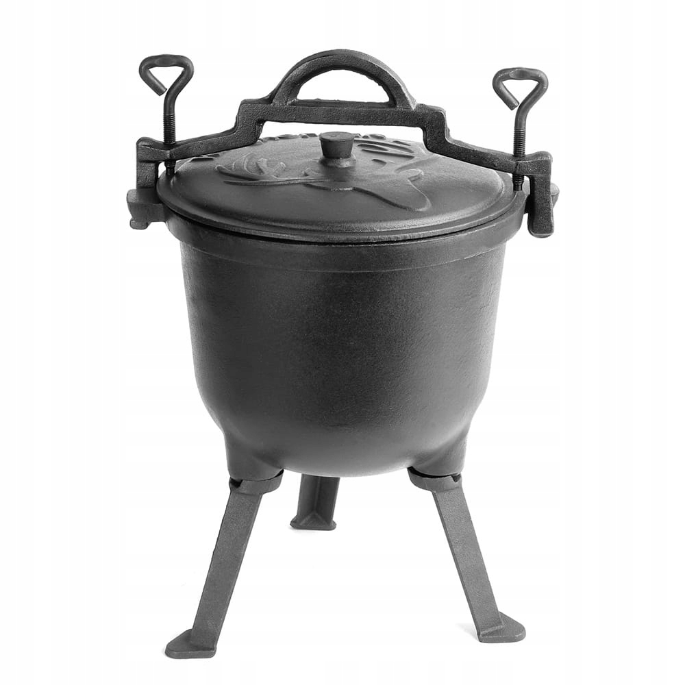 Litinový lovecký kotlík 8 L Survival Outdoor