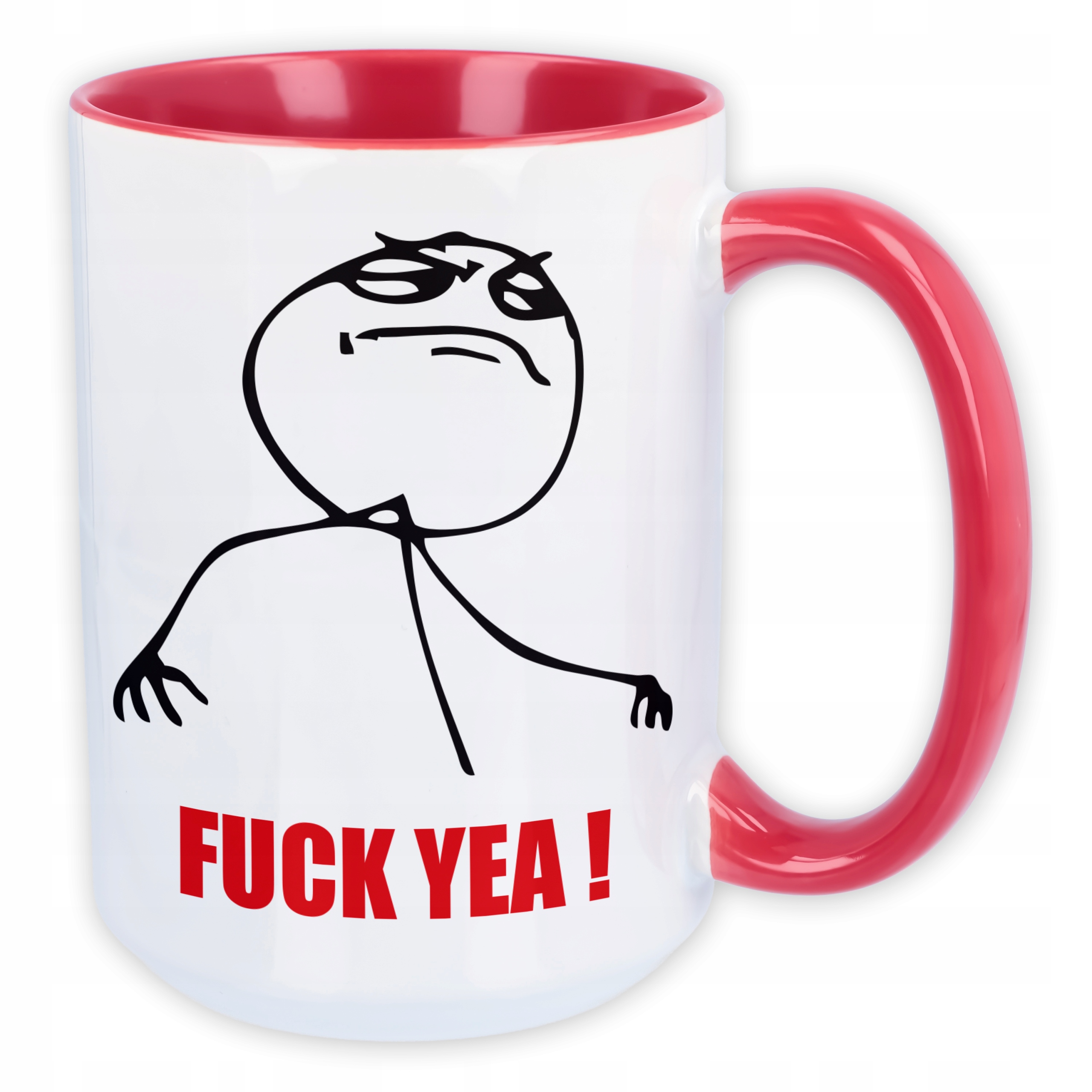 

Duży Kubek Czerwony XXL 440 ml F*ck Yea!