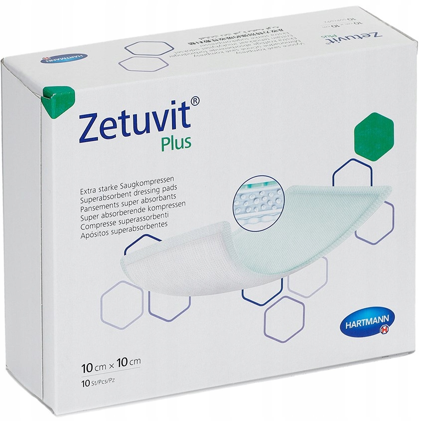 

Hartmann Zetuvit Plus 10 x 10 cm 10 szt.