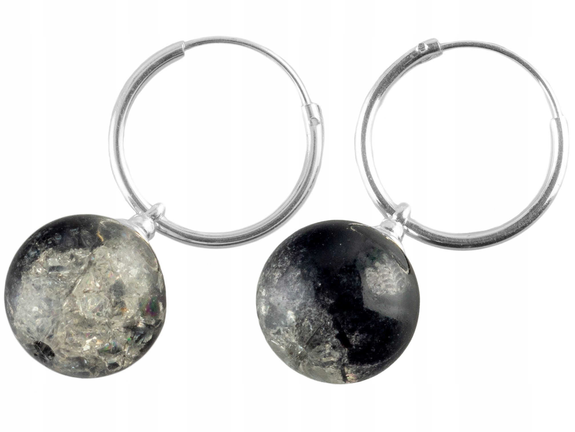 

Versil kolczyki koła 14 mm kulki 10 mm Srebro 925