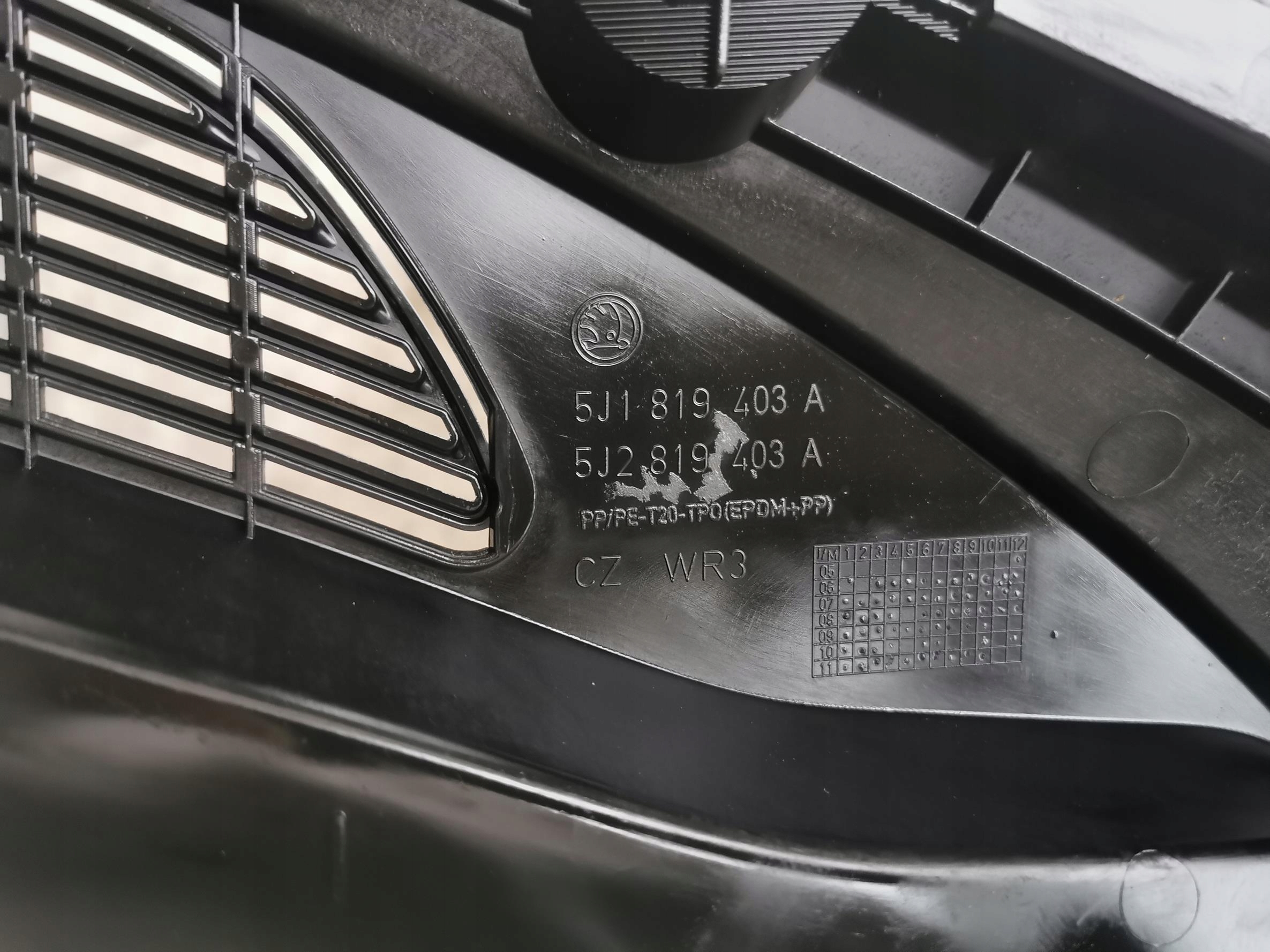 torpedo upper SKODA FABIA II LIFT 5J1819403A EU
