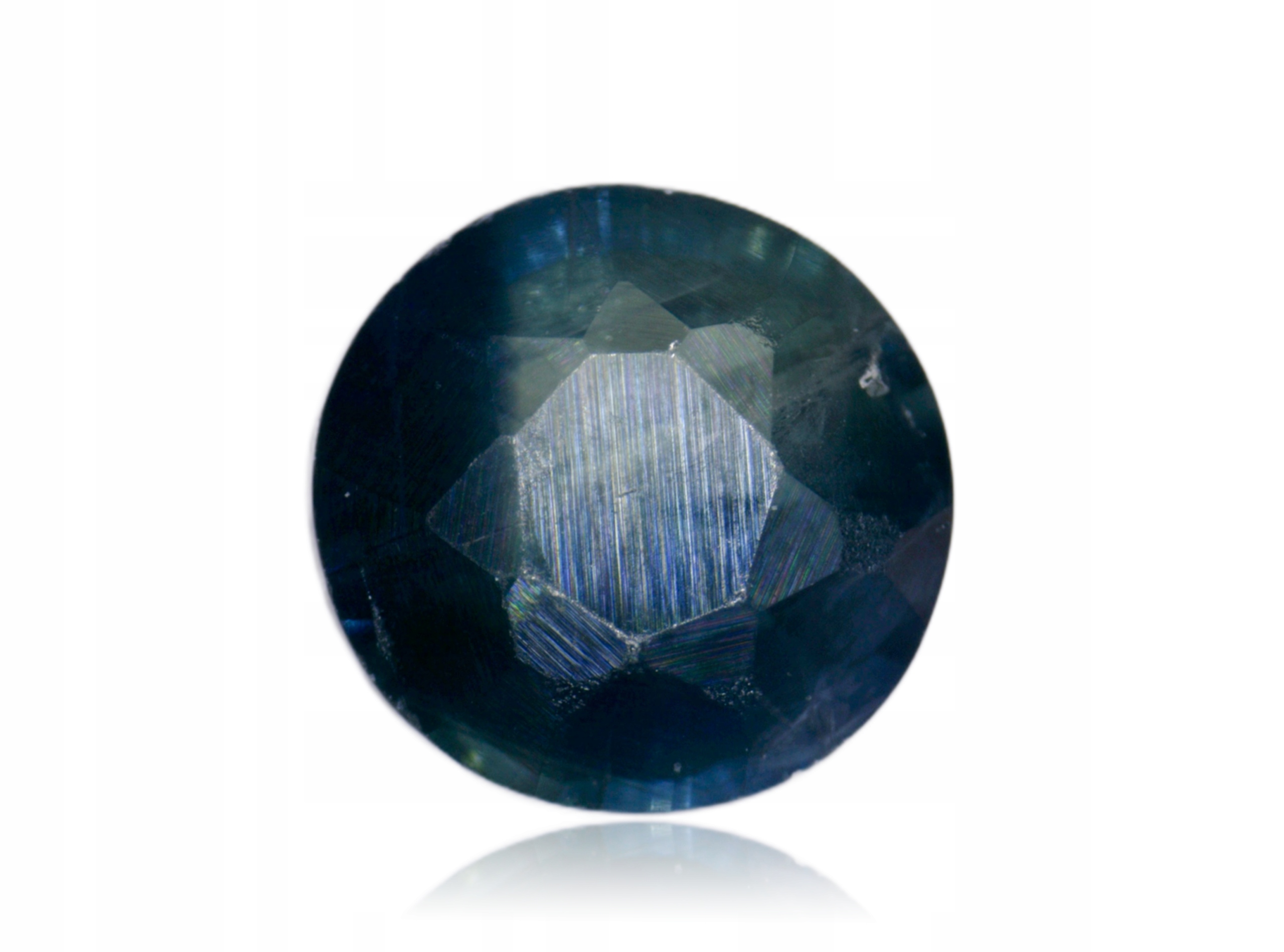 Safír 0.23ct Modrý Kulatý eCertifikát Wbd