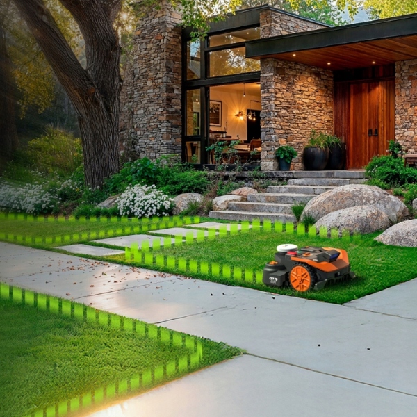 WORX ROBOT KOSZĄCY VISION 2.0 WR308E do 800 m² kamera, RTK, CTO model 2026 Szerokość koszenia 18 cm