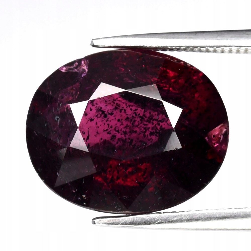 Přírodní granát Rodolit 7,61 ct Krásný Ovál cca 13x11 Video IGR1129