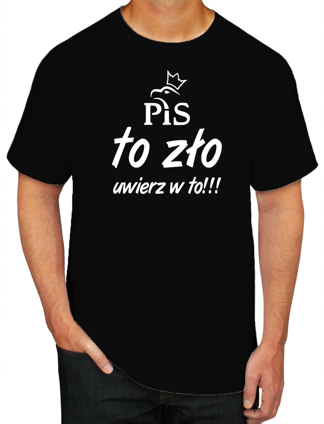 

Koszulka T-shirt Pis To Zło Anty Pis Humor S