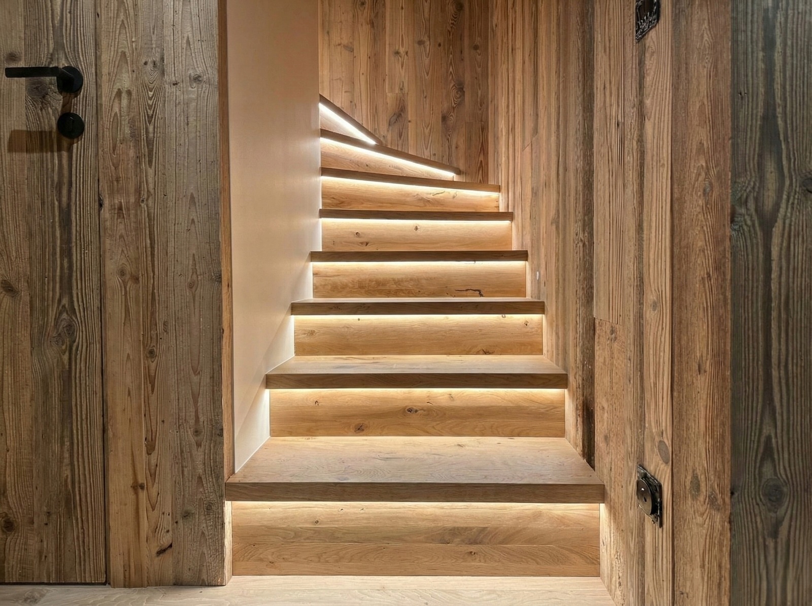 Staré desky 100-150 cm Rustikální na zeď Fasáda Loft Fsc