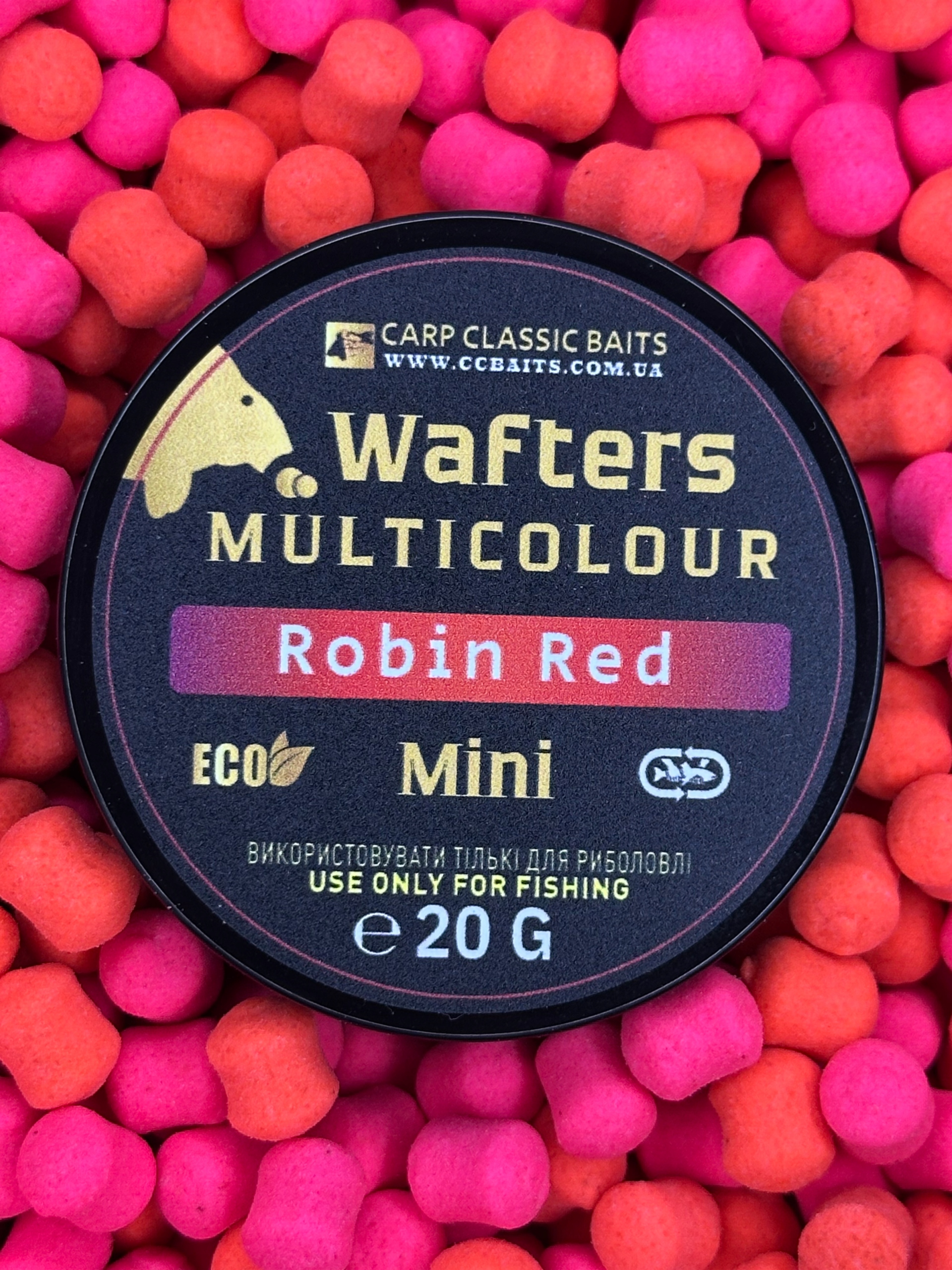 Kulki Proteinowe Wafters Mini Carp Classic Baits Robin Red
