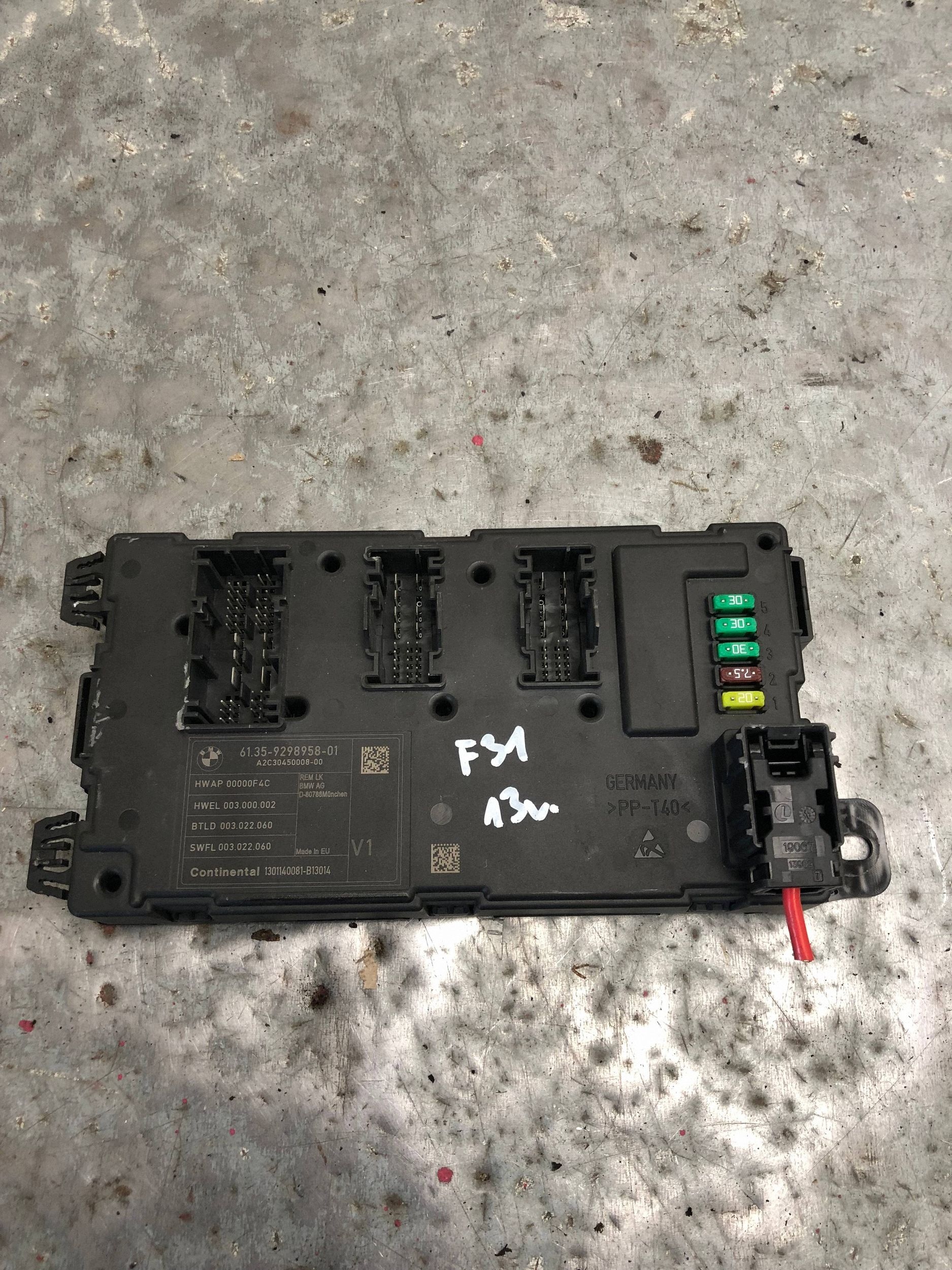 module unité de commande électronique uce REM BMW F31 9298958