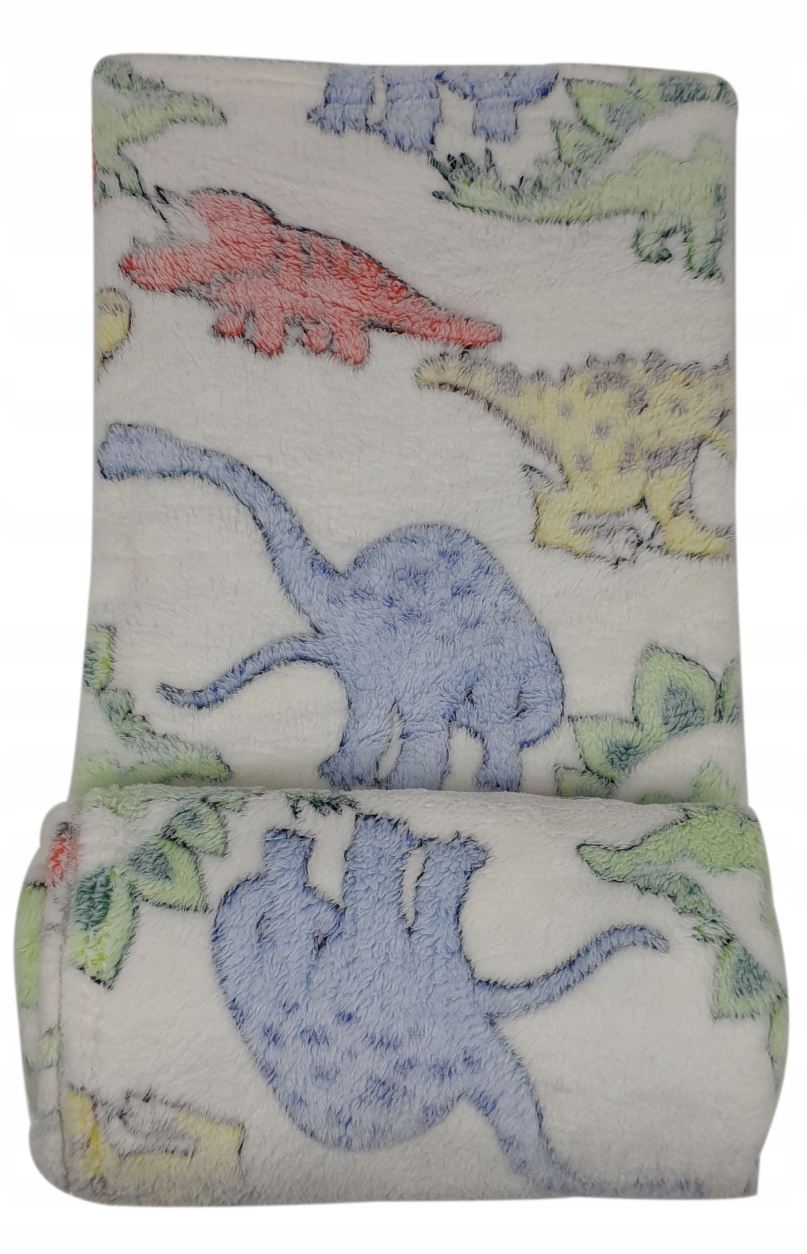 

Kocyk pluszowy otulacz ciepły w dinozaury 120x100