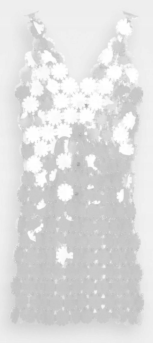 Paco Rabanne Dress Rhodoid Šaty vel. 32