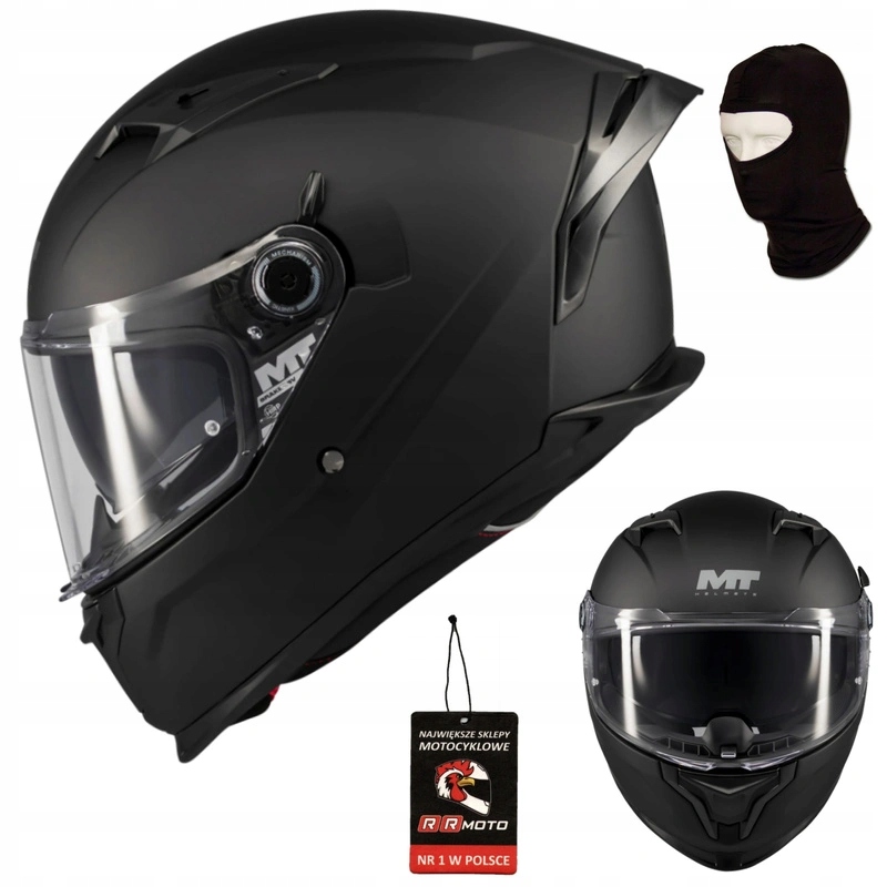 Integrálna motocyklová prilba Mt Braker Sv Pure Matt Black čierna matná Darčeky