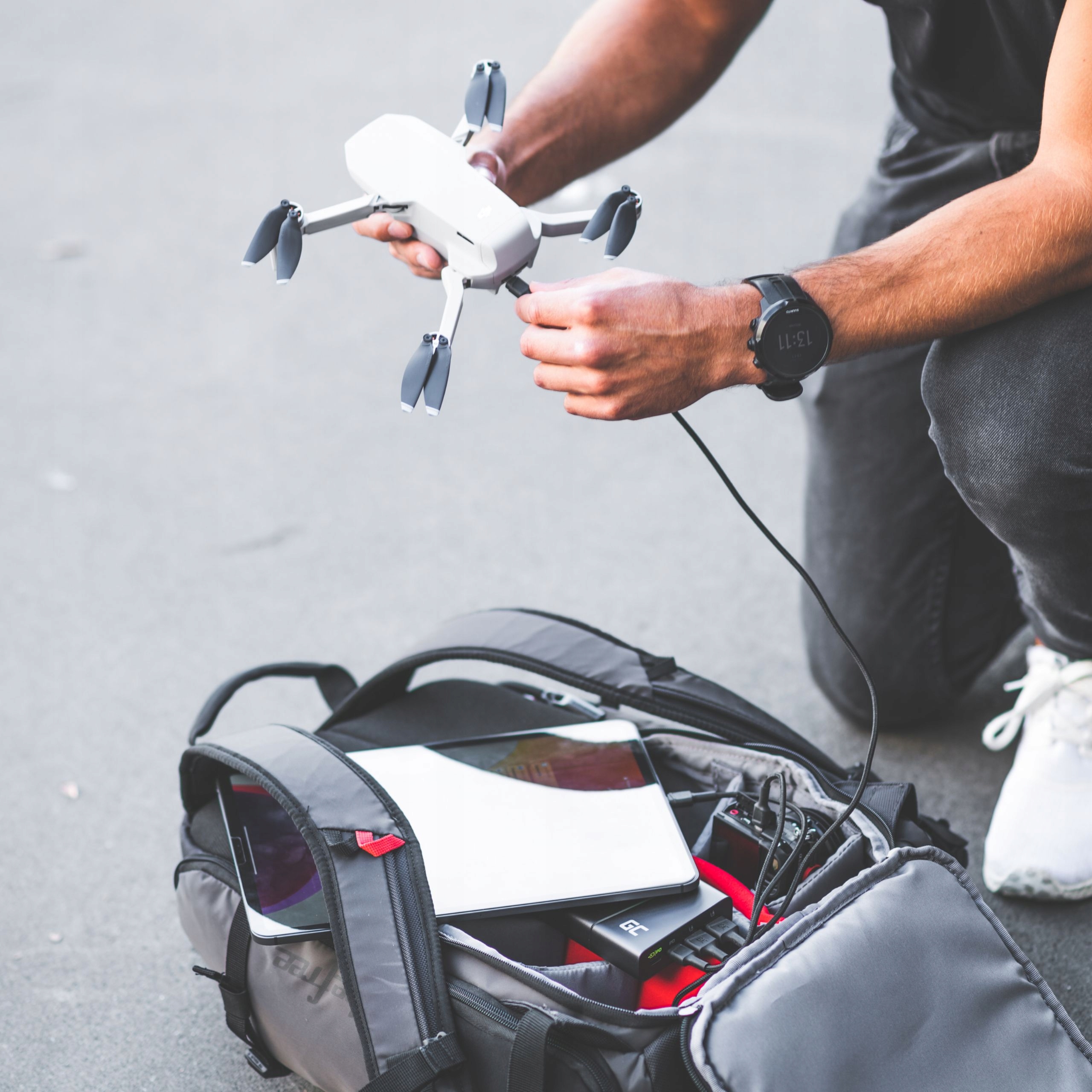 Kabel GC PowerStream QC 3.0 USB-A - micro USB 1,2m Kolor czarny