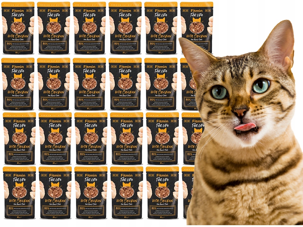 Levně Fitmin Cat For Life Dospělé Kuře 24x 85g