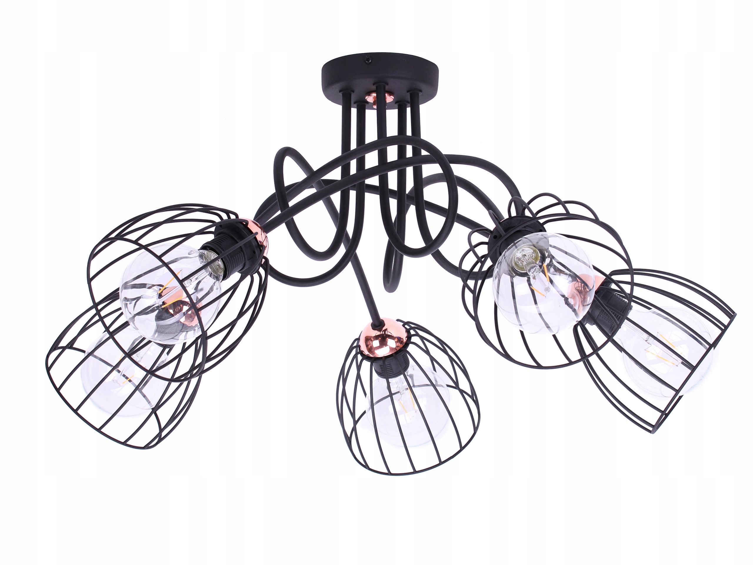 Luster s rôznymi tienidlami efektom uzla do jedálne obývačky Edison