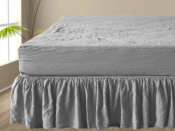 Prostěradlo s gumičkou Len 100% (barvy velikosti) Polská výroba