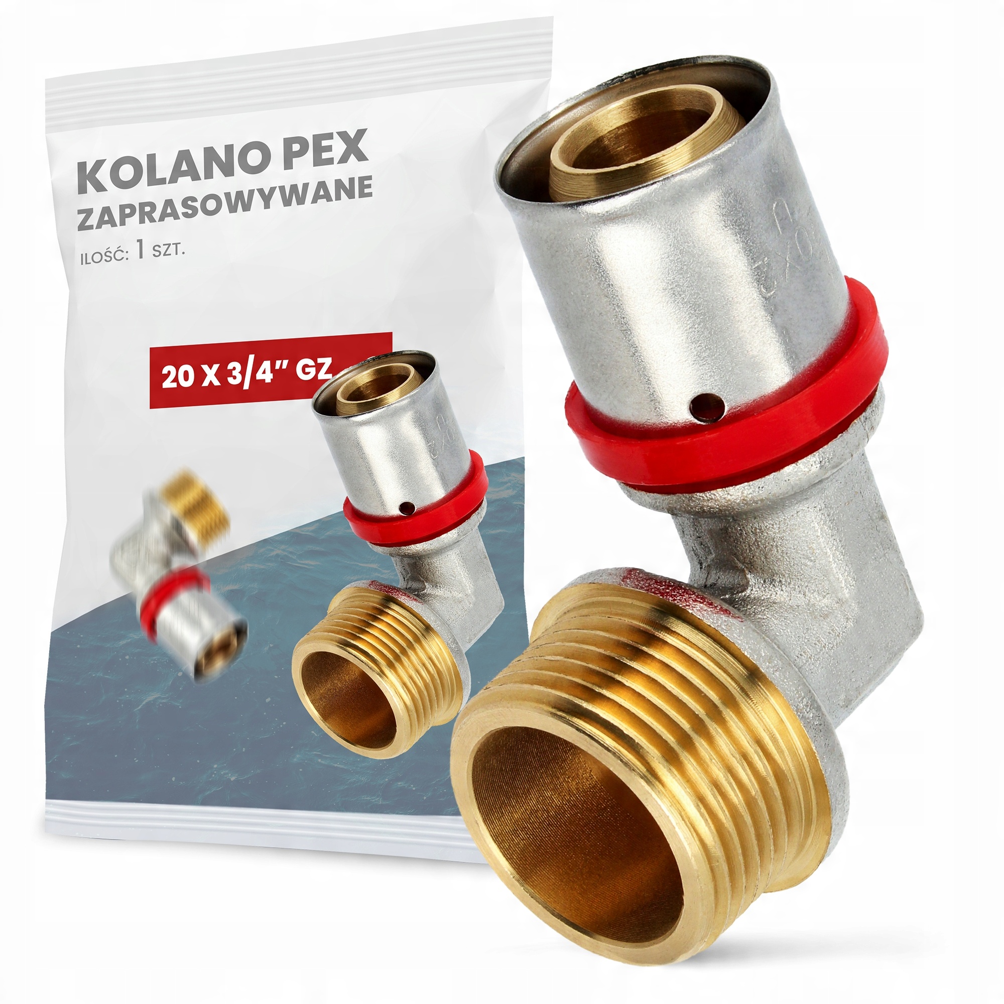 

Kolano Pex Zaprasowywane Zapras Press 20x3/4'' Gz