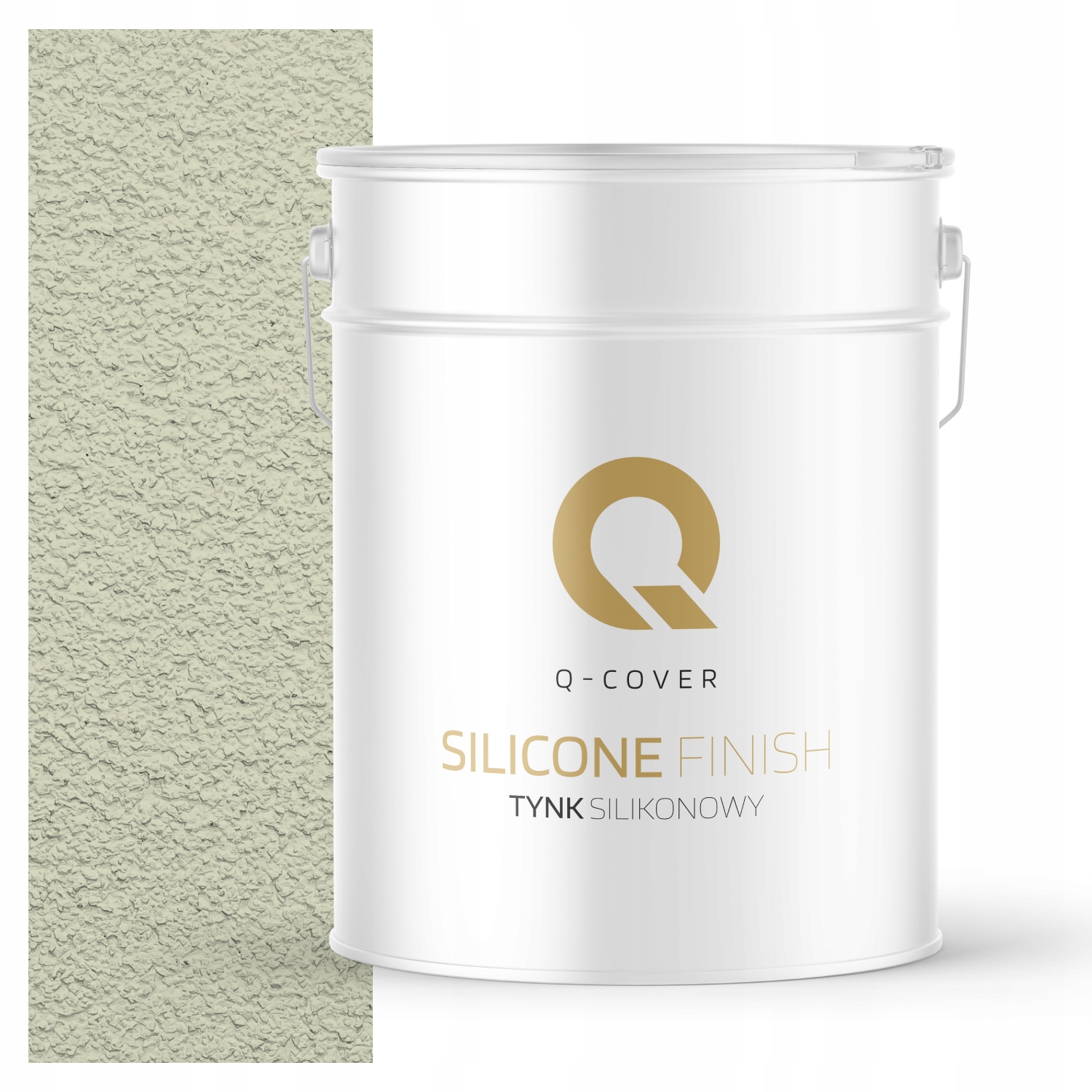 Silikonová Fasádní Omítka Bílá W Zelená 15 Kg Granulace 1.0 mm F481