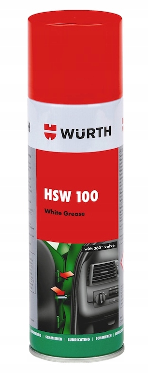 

Smar Półstały Hsw 100 Biały Spray Do Auta Wurth