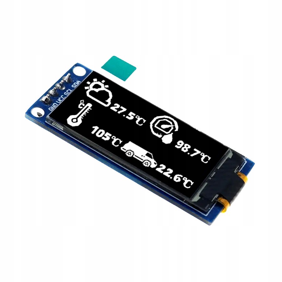 Wyświetlacz Oled 1.3 i2c Biały 128x64