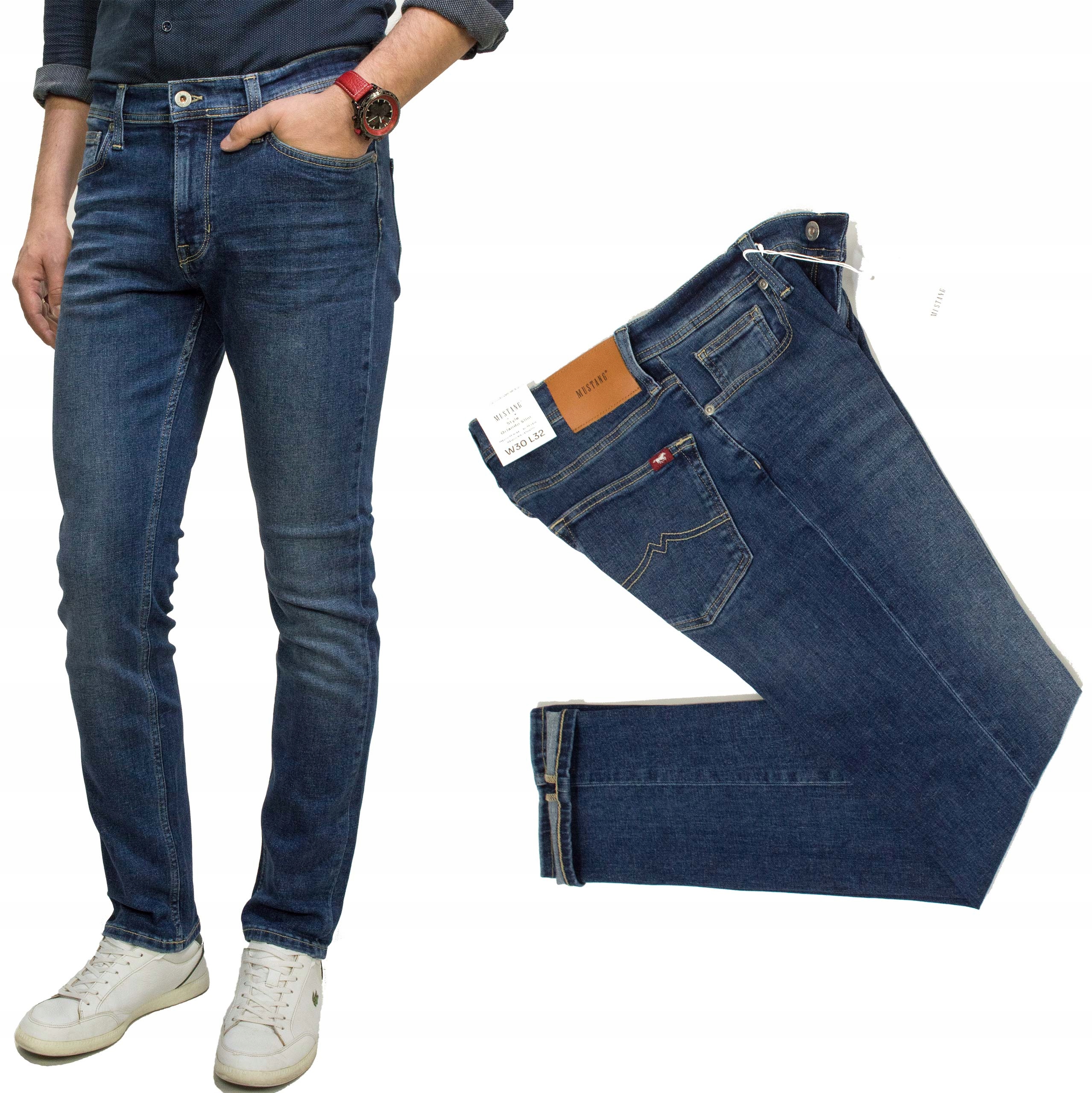 Mustang Orlando Slim Scout 783 pánské džíny rovné W35 L30