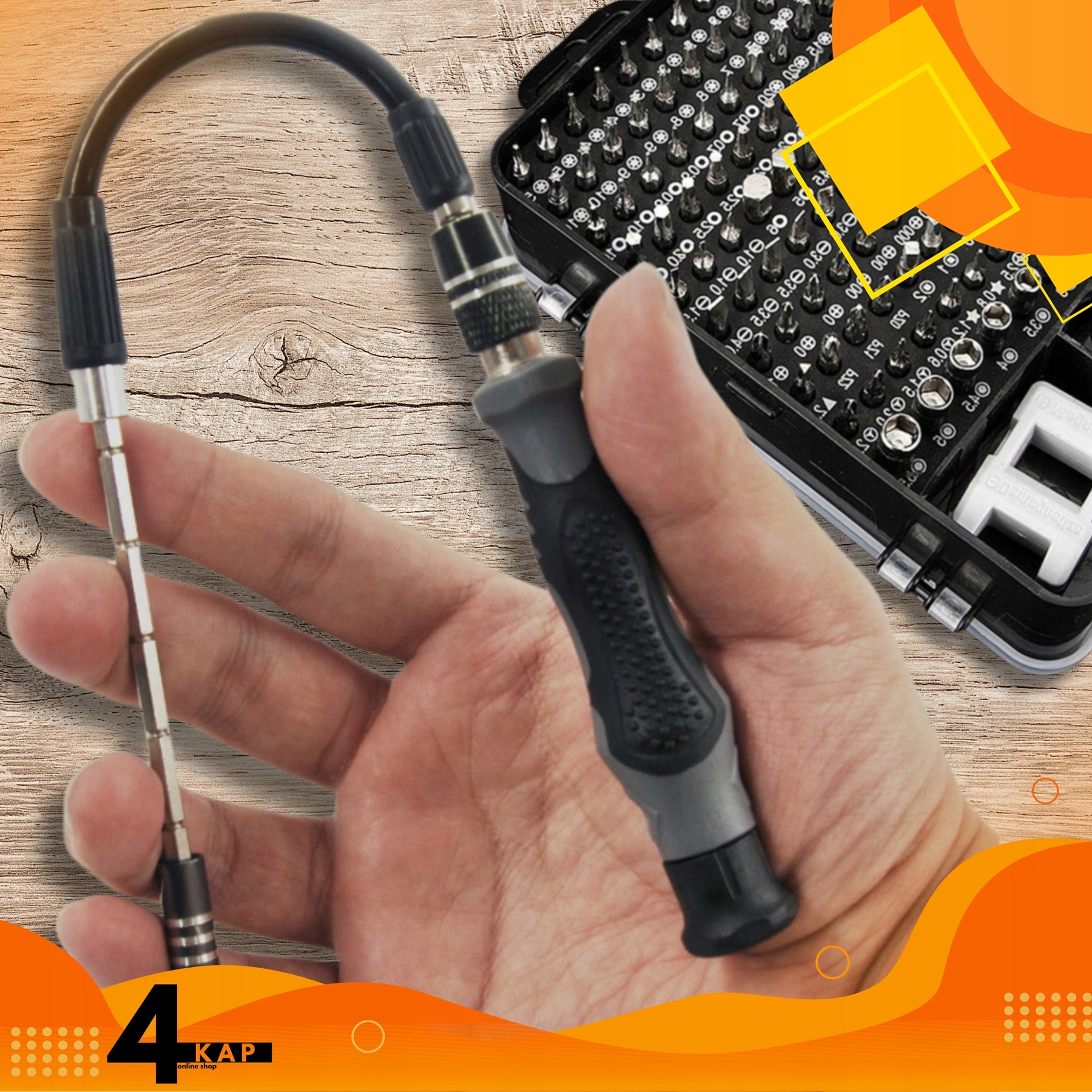 UNIWERSALNY ZESTAW ŚRUBOKRĘTÓW AURON PRECYZYJNYCH WKRĘTAKI 115W1 WKRĘTAKI Liczba elementów zestawy