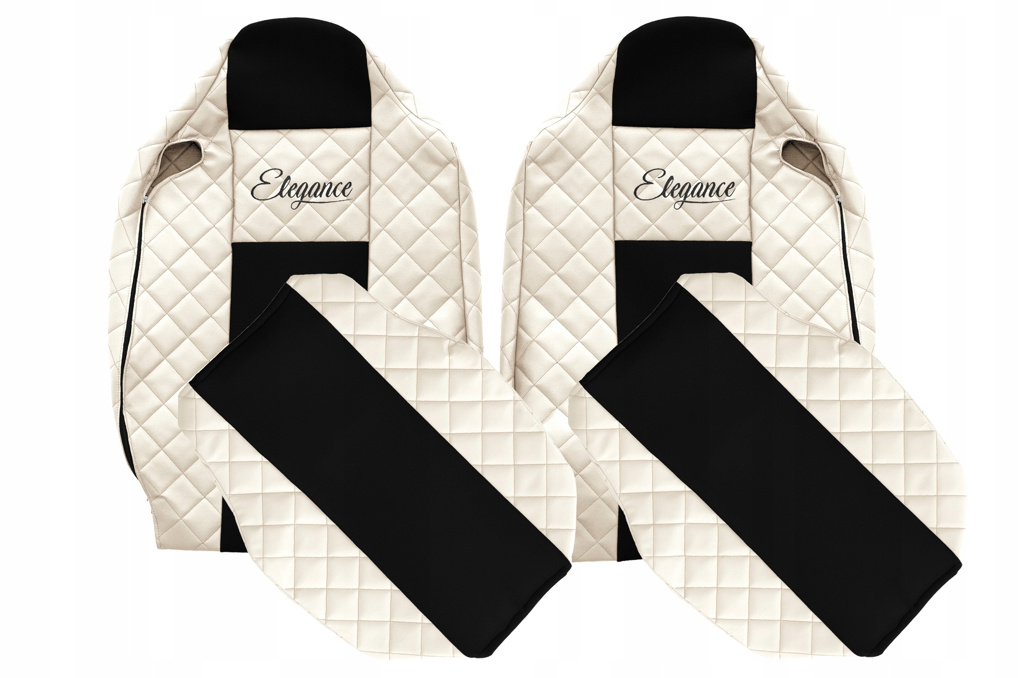 Pokrowce na przednie siedzenia F-core FX11 szampańskie