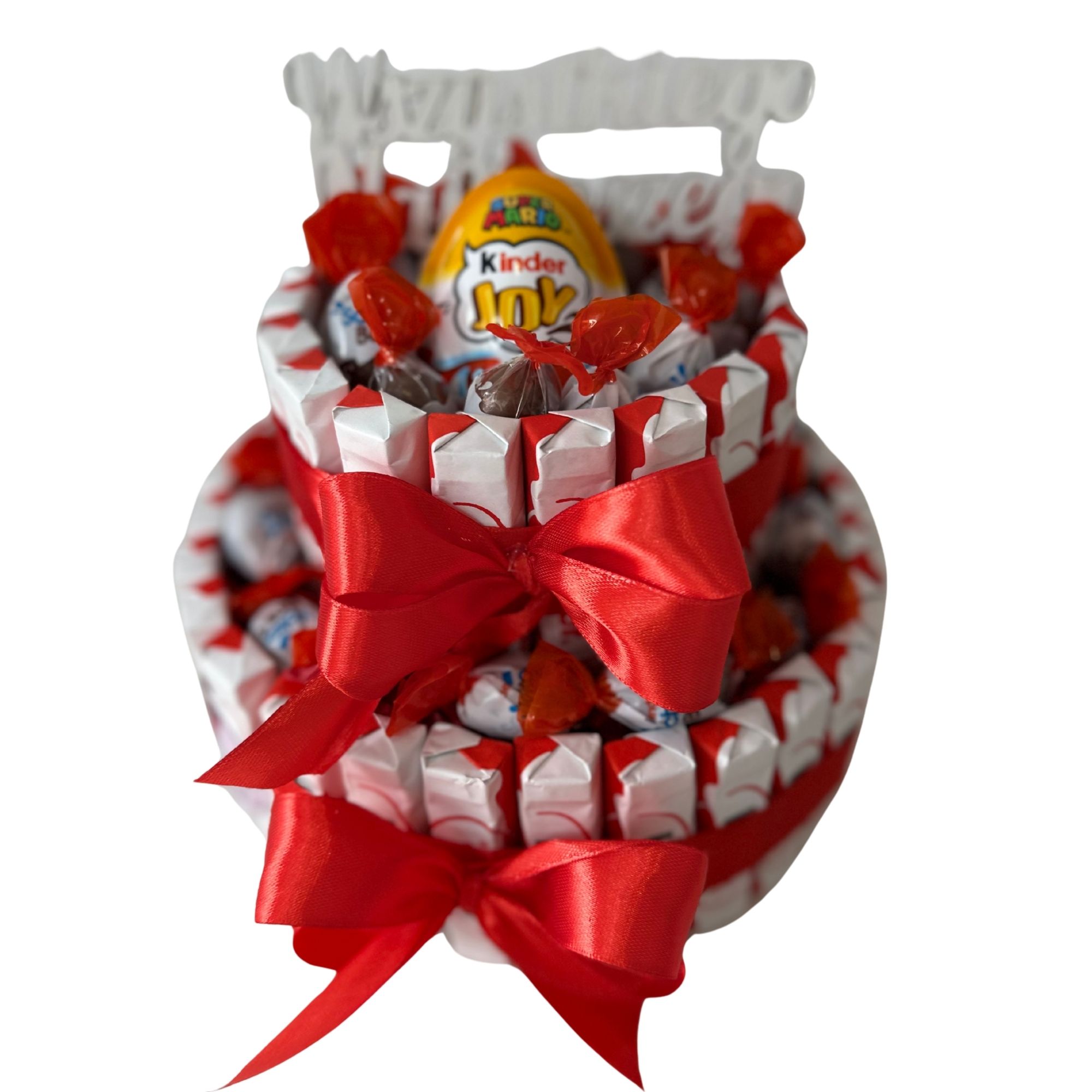 Dárková Sada Dort Patrový Kinder Den dětí Narozeniny 18 Jmeniny