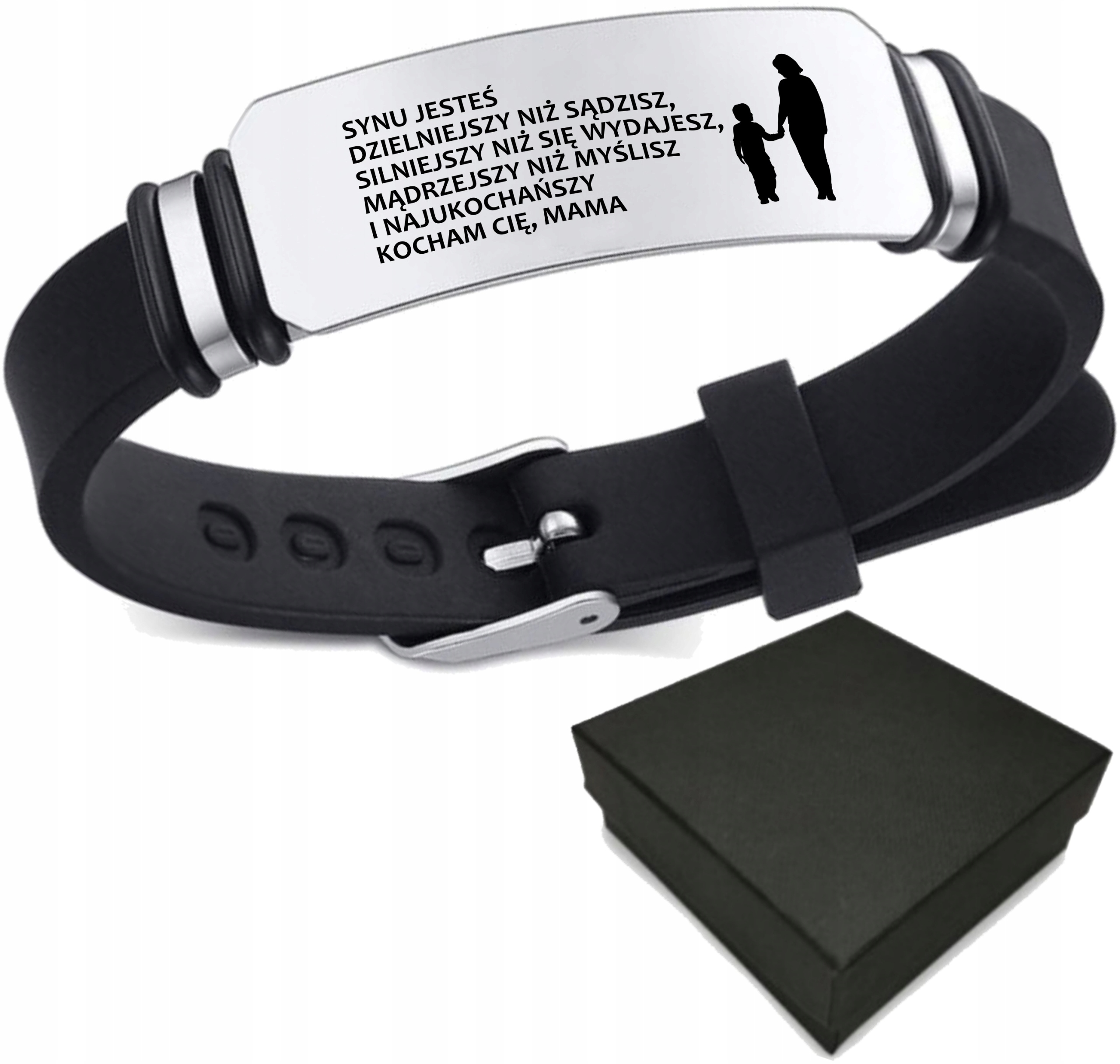 

Bransoletka z grawerem Dla Syna od Mamy Taty