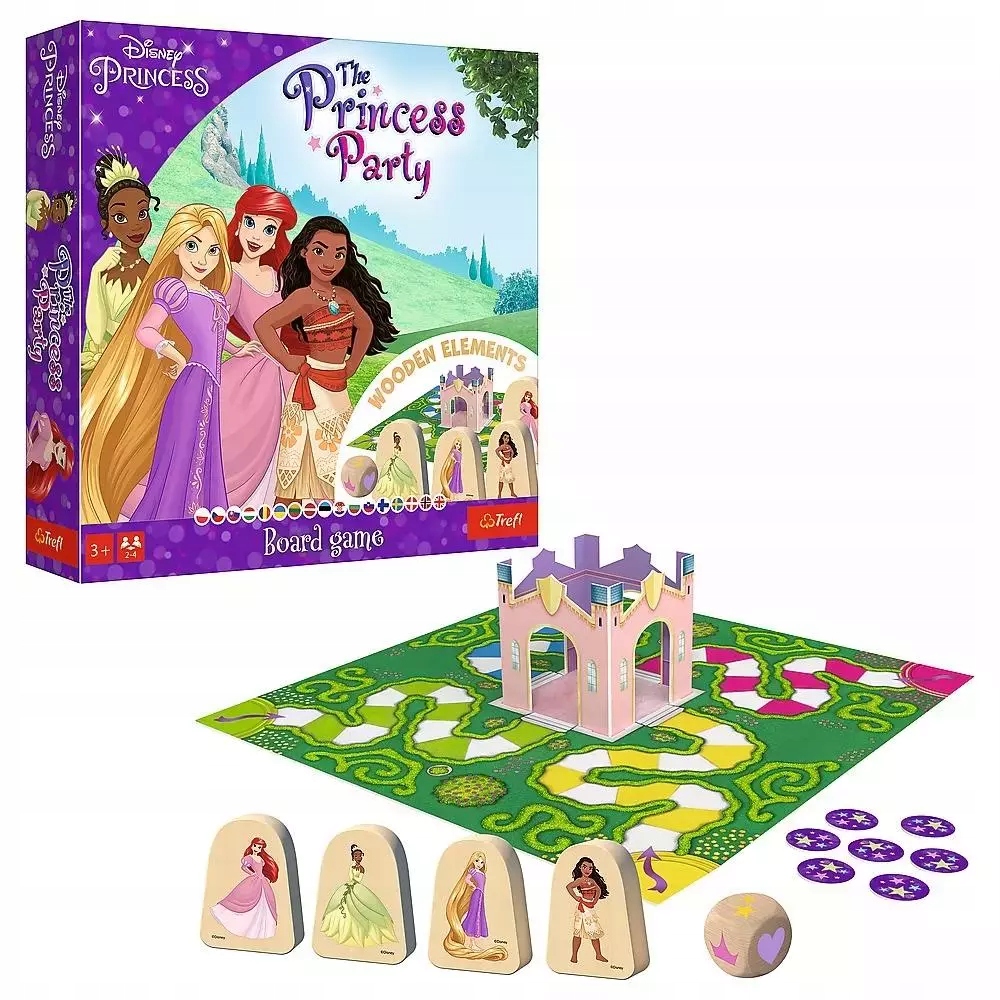 Gra planszowa Disney The Princess Party Trefl. Trefl