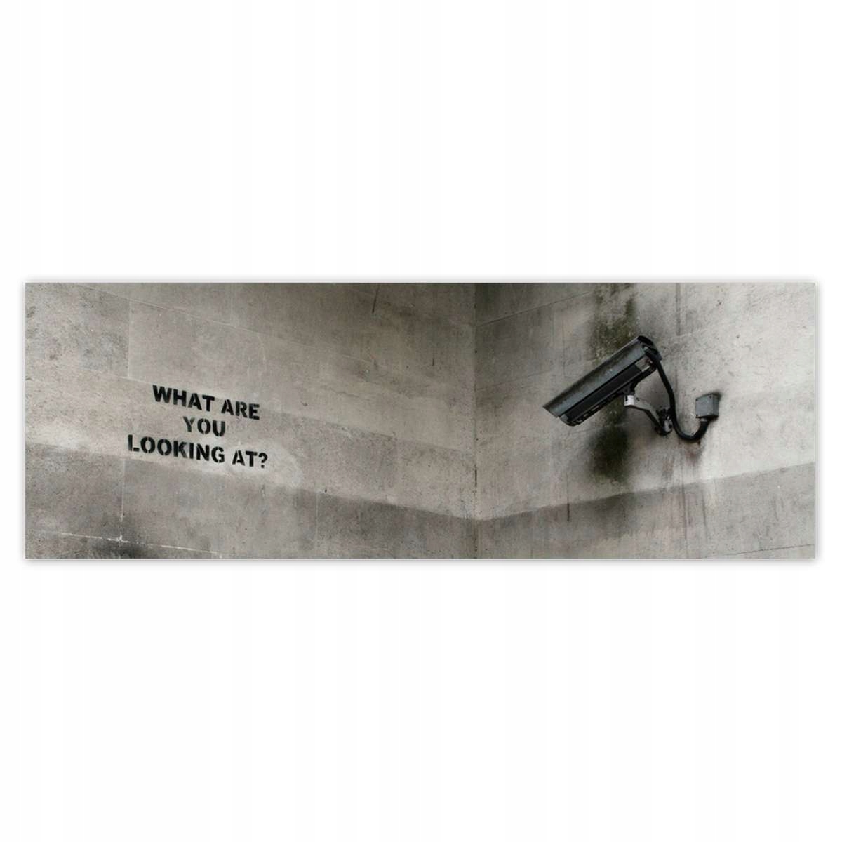 Fototapety 624x219 Banksy Kamera Graffiti