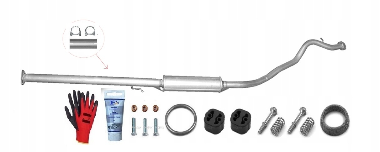 Honda Cr-v 2.0 (1997-2001) Střední Tlumič Tlumič bonus