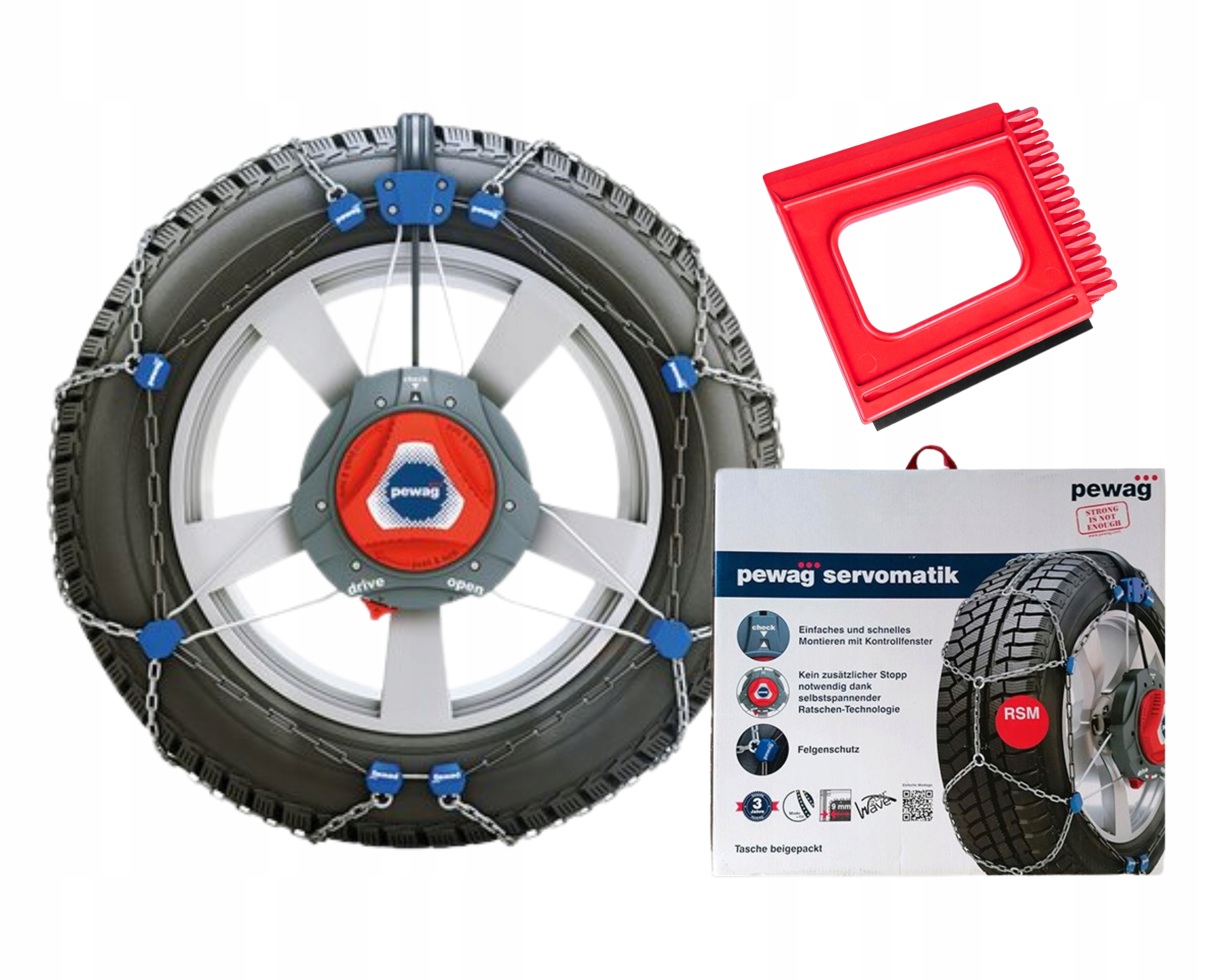 Snehové reťaze automatický napínač Pewag Servomatik RSM77 235/45 R19