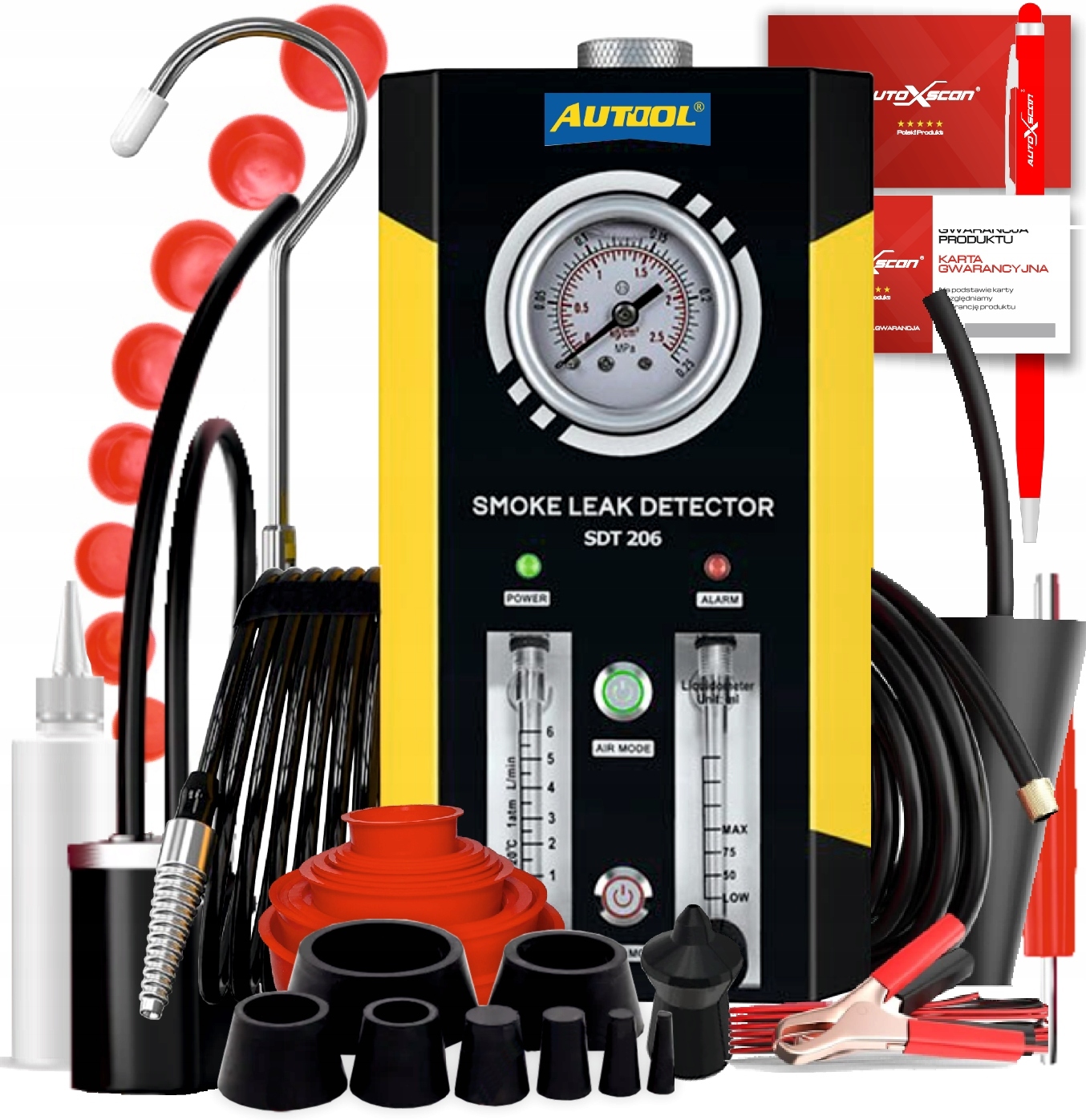 GENERATOR DYMU AUTOOL SDT 206 TESTER SZCZELNOŚCI