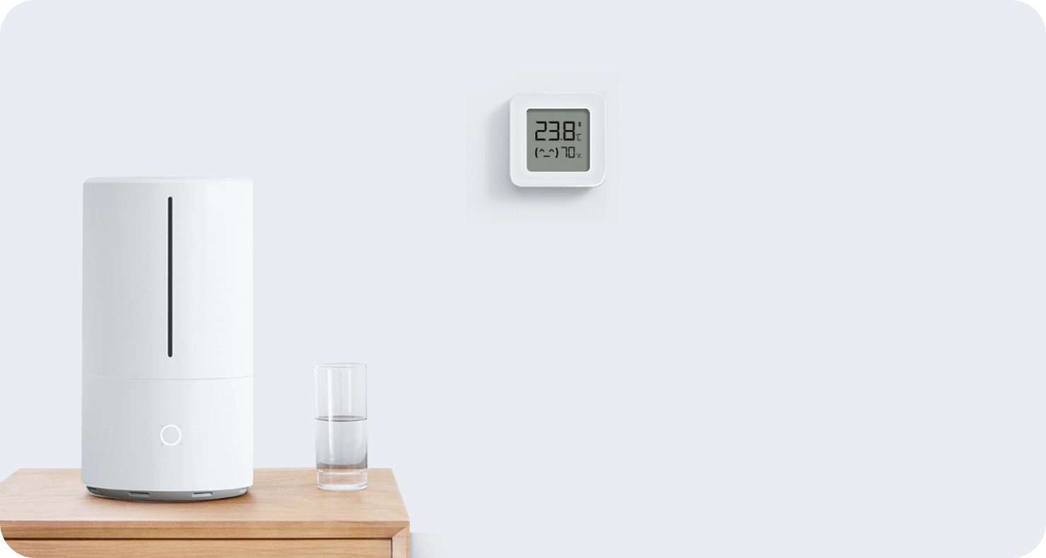 CZUJNIK TEMPERATURY I WILGOCI XIAOMI MONITOR 2 HIGROMETR BLUETOOTH LCD Zasilanie baterie