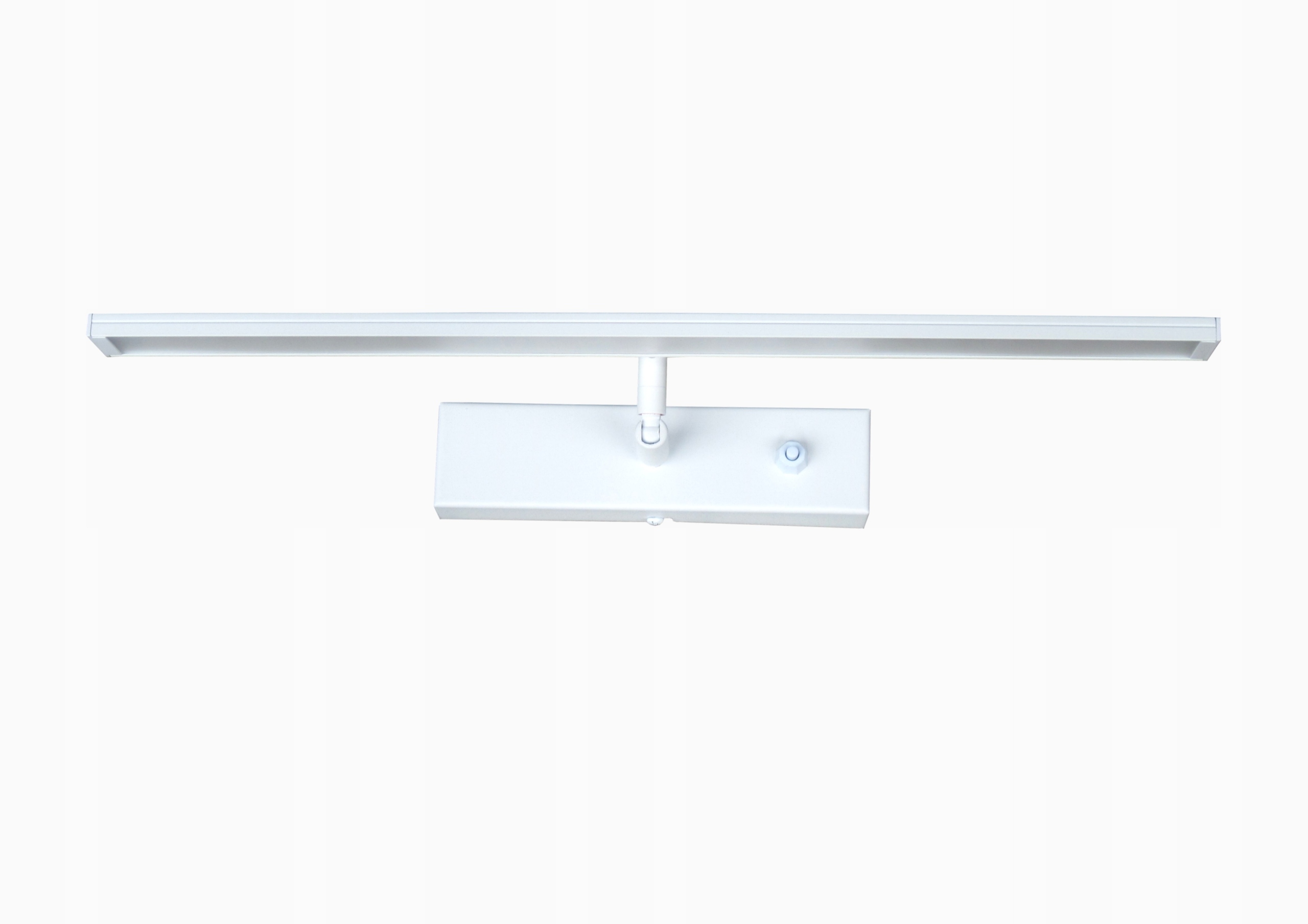 Led nástenné svietidlo nad zrkadlo 65 cm nastaviteľné s vypínačom, strieborné