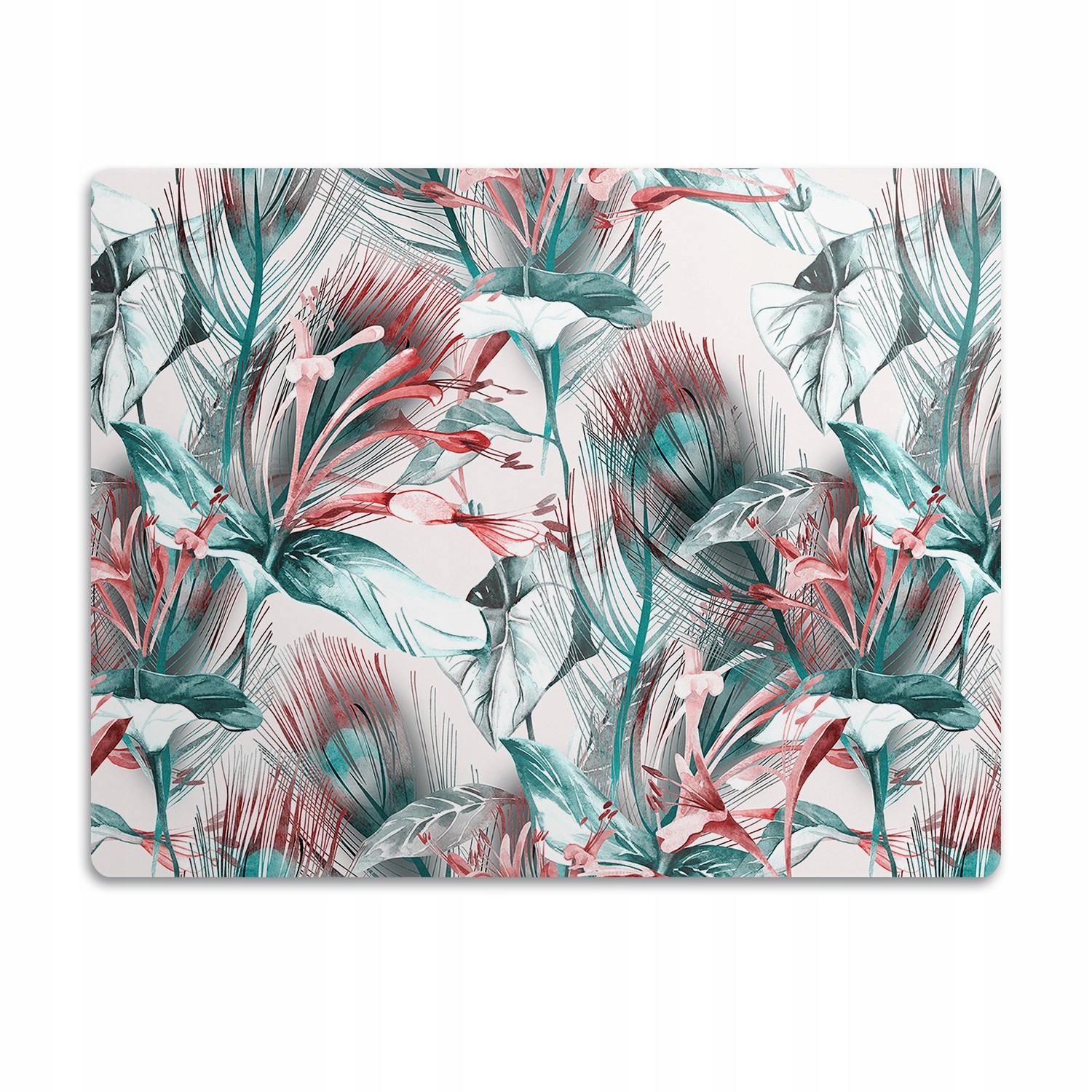 Levně Podložka pod misku pro psa Tropická kresba 90x60 cm