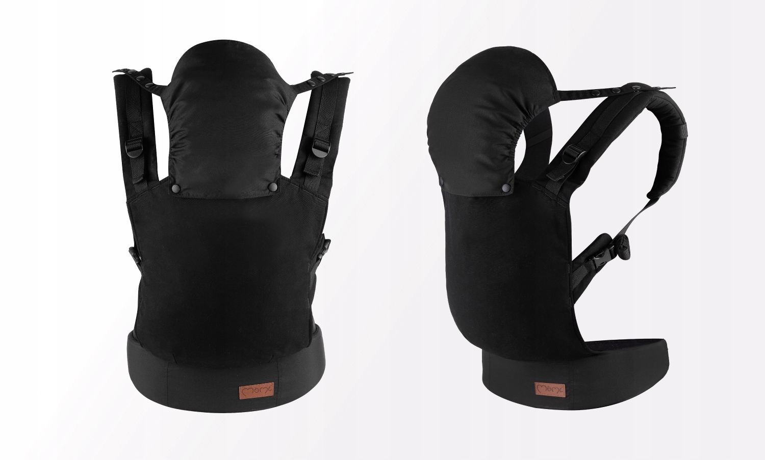 NOSIDEŁKO DLA DZIECKA 2w1 - MoMi COLLET CZARNE - KAPTUR HIPOALERGICZNE Kod producenta NOSI00004