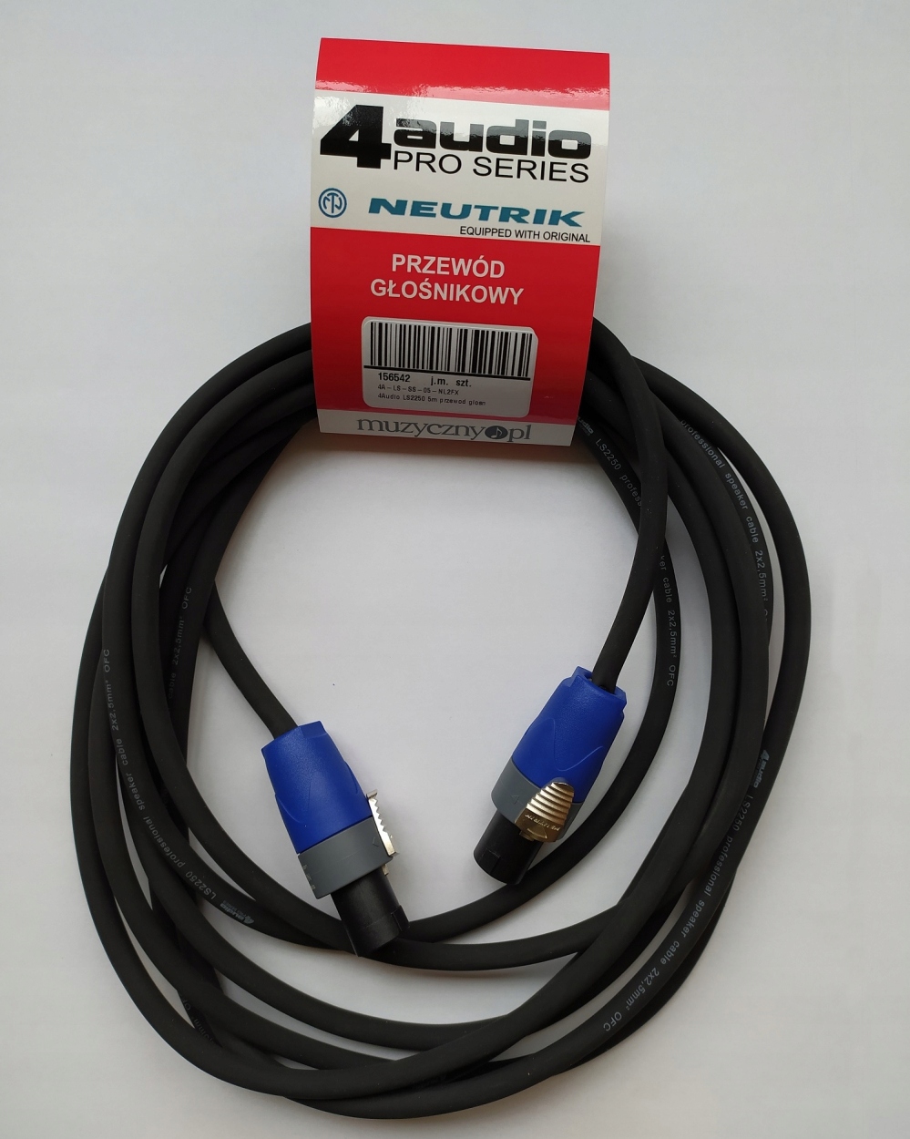 

4Audio LS2250 3m przewód głośnikowy 2x2,5mm Speako