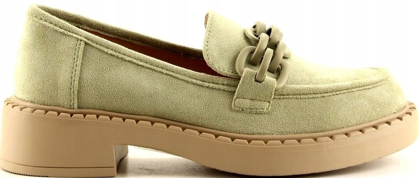 Dámské Mokasíny Potocki, Zelené Semišové, Velikost 38