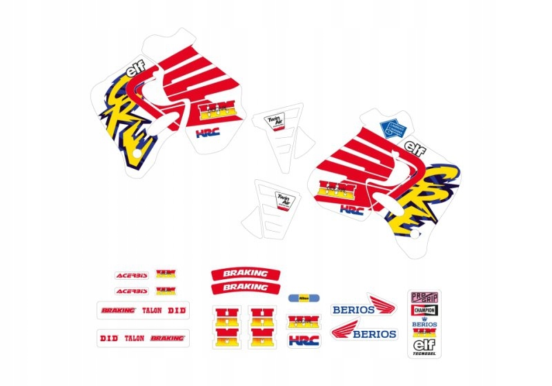 Sada Nálepiek Honda Cr 125 '93-'94, Cr 250 '92-'94