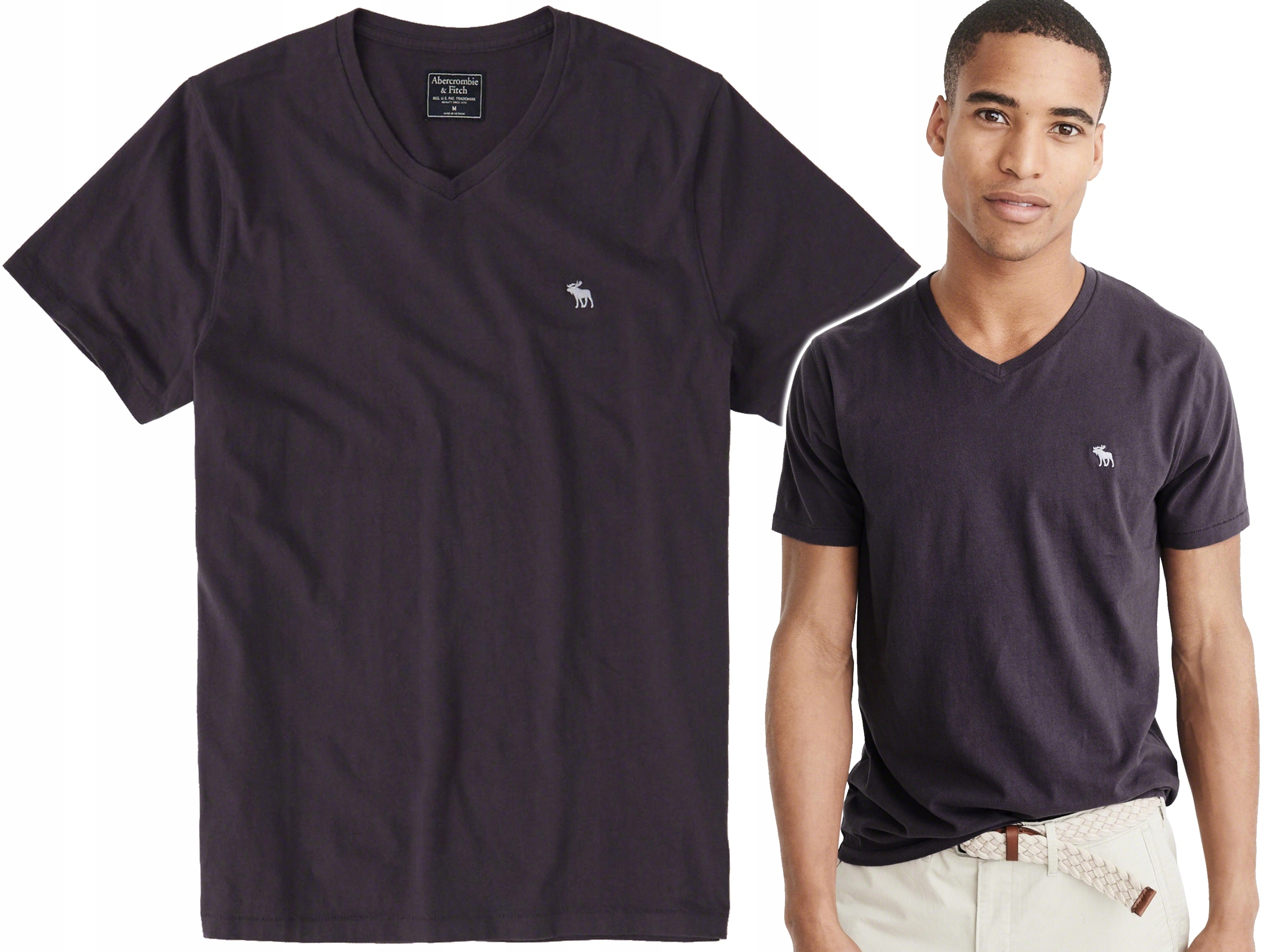 

Abercrombie Hollister T-Shirt V-Neck Usa M