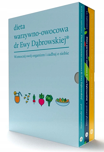 PAKIET DIETA WARZYWNO-OWOCOWA DR EWY DĄBROWSKIEJ. PROGRAM NA 6 TYGODNI / D