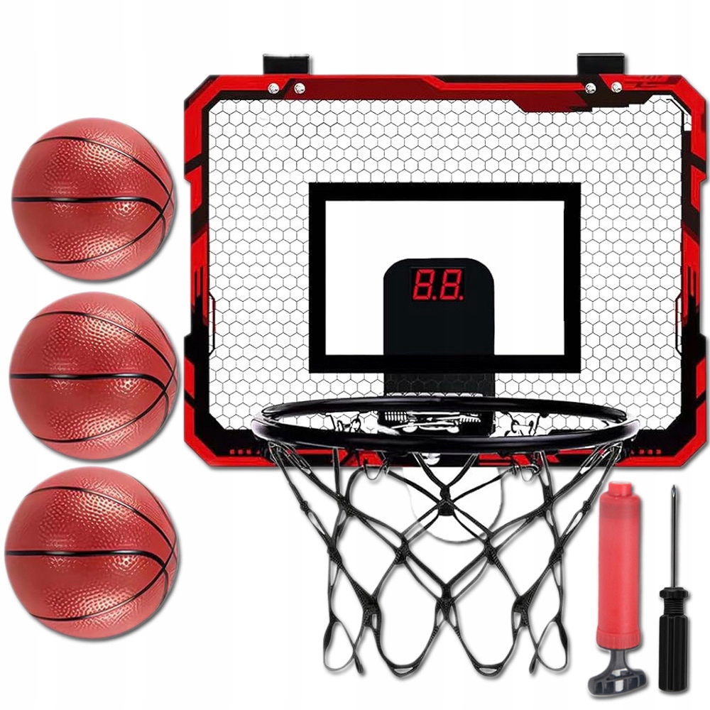 Elektroniczna Tablica Do Koszykówki Na Ścianę Drzwi Licznik Punktów Piłka