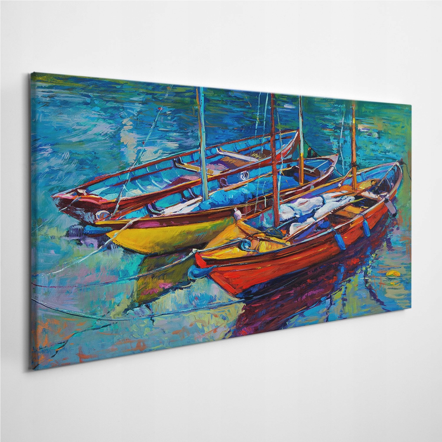 

Foto-obraz na ścianę Jezioro Morze Łódka 120x60 cm