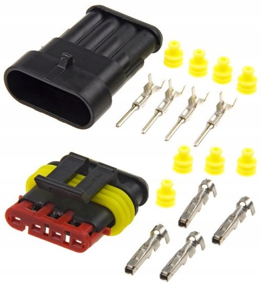 KOSTKA WTYK ZŁĄCZE HERMETYCZNE SUPERSEAL 4PIN OH4