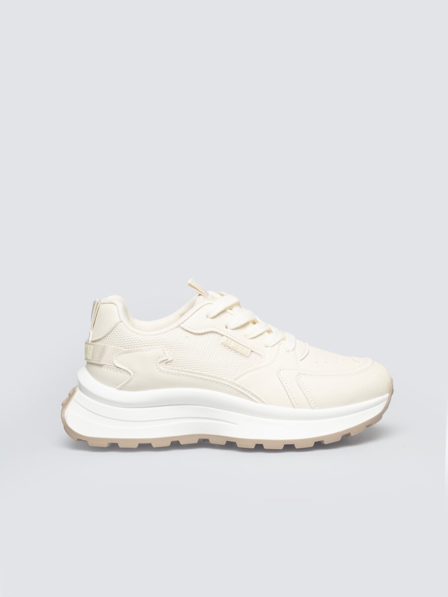 Big Star Sneakersy Damskie Beżowe TT274024 801 41