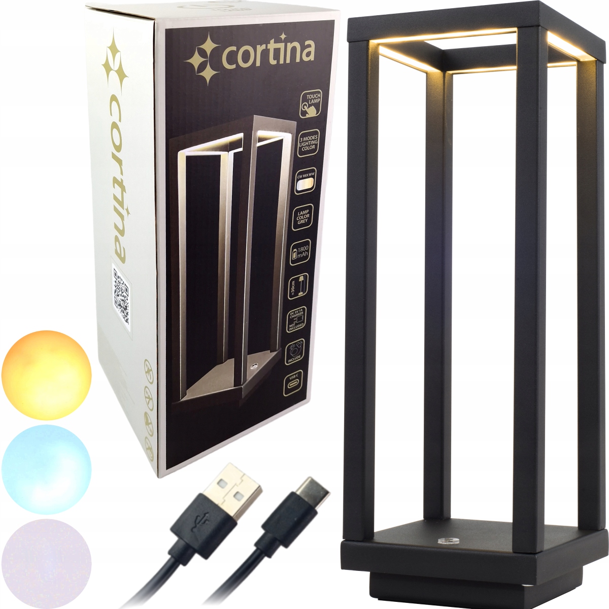 Lampa Led Lampa Do Zahrady Terasa Lampa Na Usb IP54 Bezdrátová Dotyková